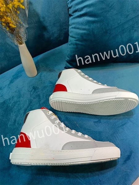 

new fashion designer sneaker shoes men women lace-up leather casual flats outdoor comfortable skateboard sports shoes, Black