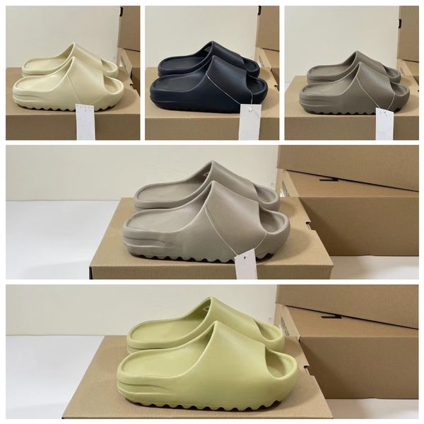 

designer sandals men woman slider foam runners sandal slippers slide summer outdoor shoes beach shoes mens womens thick, Black