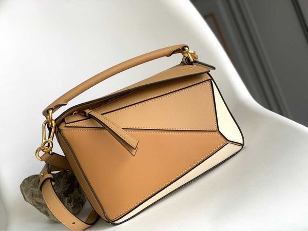 

geometric bag new diamond grid panel colored small square bag handheld one shoulder diagonal cross leather women's bag high quality