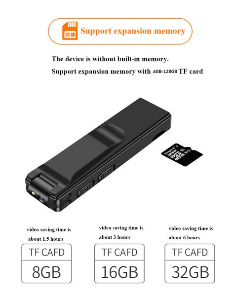 

pocket magnetic pen mini camera hd 1080p camcorder video audio recorder pc support tf card flashlight micro dv small digital action cam