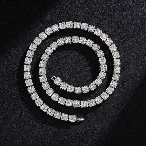 

hip hop custom jewelry zircon chain necklace men women/, Silver