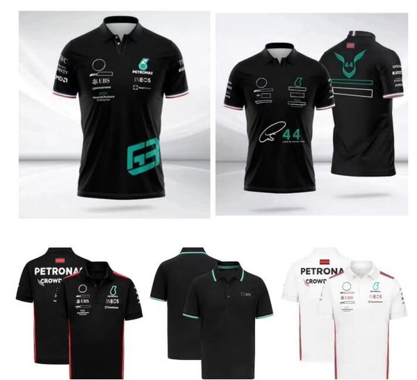

f1 racing polo shirt summer new lapel body shirt the same style custom