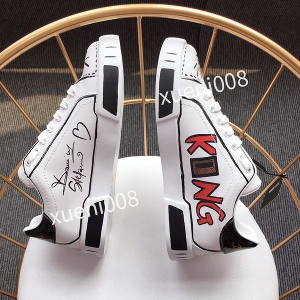 

woman classics brand casual shoes leather lace-up sneaker running trainers letters shoes flat printed sneakers, Red;white