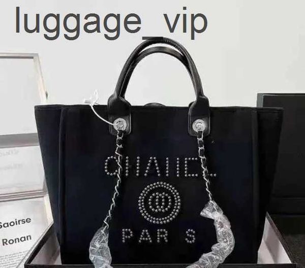 

other bags designer brand classic ch beach bags canvas pearl evening bag luxury portable shopping large capacity handbag women handbags labe, Black;red