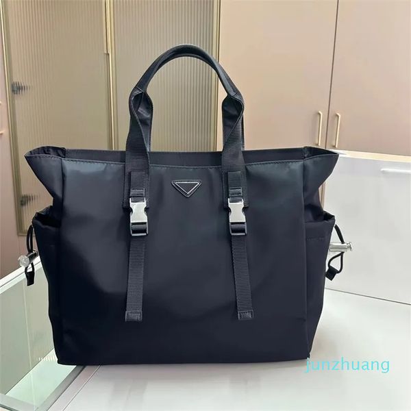 

pra da bag 2023 woman handbag designer bag nylon tote bag luxurys handbags shopping totes medium size triangle black