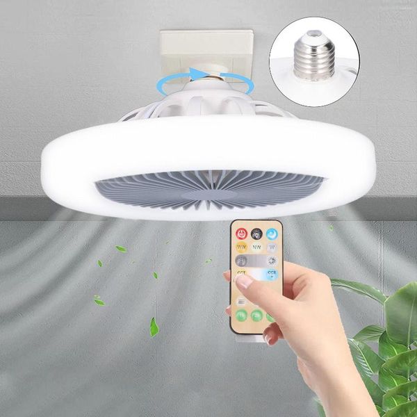 

Lights Night 9.8Inch Ceiling Fan Light E27 Bulb 36W Quiet And Adjustable LED Lamp For Kids Room Bedroom
