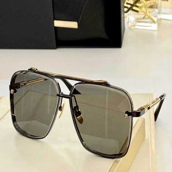 

luxury designer sunglasses for man women high grade square trimmed metal big oversized oval frame goggle beach eyeglasses lunettes7uha, White;black
