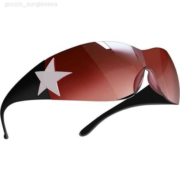 

olick mens designer sunglasses rimless sunglasses for women men trendy shield wrap around sunglasses oversized fashion frameless sun glasses, White;black
