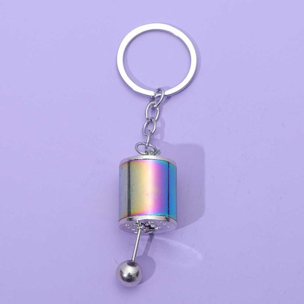 

t8f9 keychains lanyards car gear lever pendant key chain, Silver