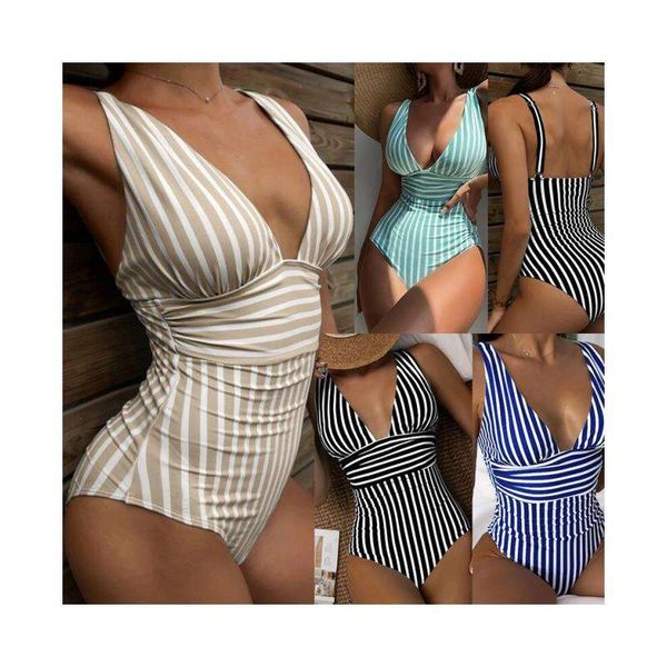 

striped swimsuit for women one piece briefs tight multi color womens, White;black
