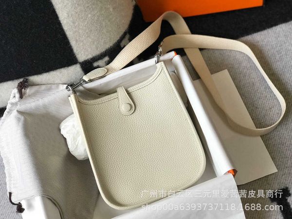 

designer h home bag evelynn leather high end women's evelyns mini bucket punching togo one shoulder cross body carrying case qmx4