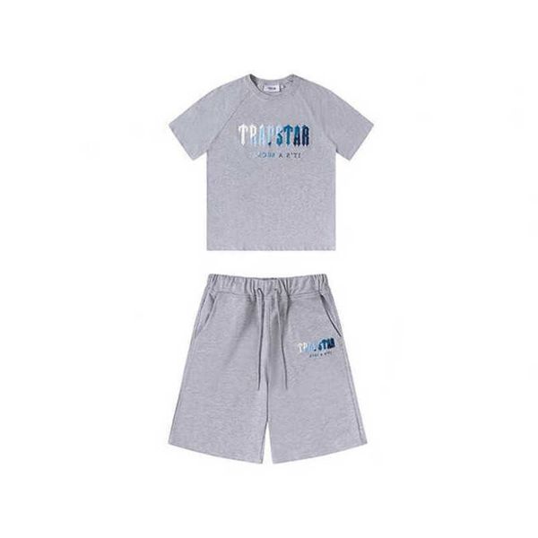 

men's t-shirts trapstar t-shirt sports fashion high street wear short sleeve casual loose cotton tees 2023 summer odef, White;black