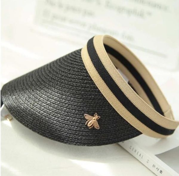 

2023 summer hat with bee pattern woman visors casquettes caps luxury designer cap beach hats beanie 5 colors optional188d, Blue;gray