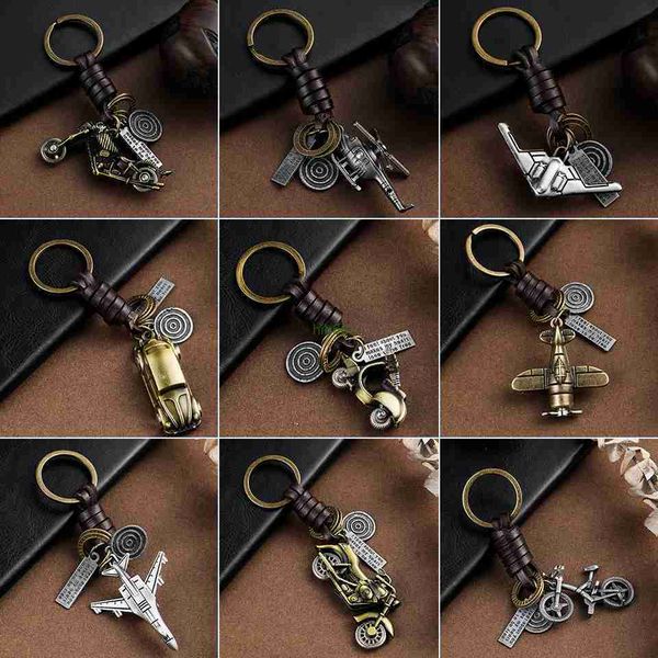 

cz7a keychains lanyards trendy car key chain keychains gifts for women men accessories keyholder key-rings bicycle fighter keys pendant chai, Silver