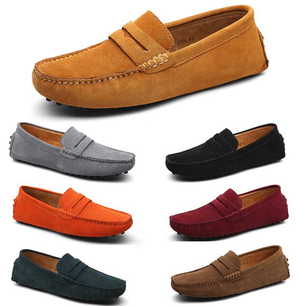 

men's shoes fashionable and classic casual fit pea shoes 021, Black