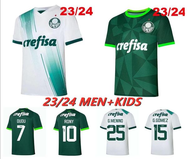 

palmeiras soccer jerseys men women kids kit 23 24 dudu rony wesley luan m.merentiel g.gomez danilo murilo piquerez endrick football shirt ho, Black;yellow