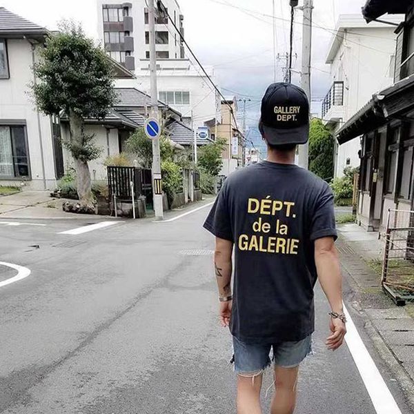 

wholesale designer t shirt for sale correct g allery d ept french tee french logo high street trendy couple short sleeve, White;black