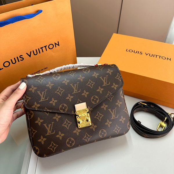 

Dupe Louis Vuitton M44875 Pochette Métis Monogram Womens Crossbody Bag AAAAA Quality With Box 1:1 Designer Handbag LV Leather Shoulder Bag 25CM