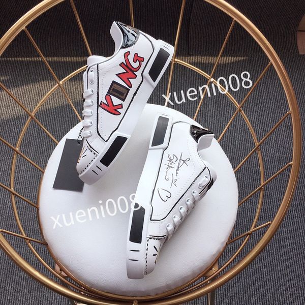 

2023woman classics brand casual shoes leather lace-up sneaker running trainers letters shoes flat printed sneakers, Red;white