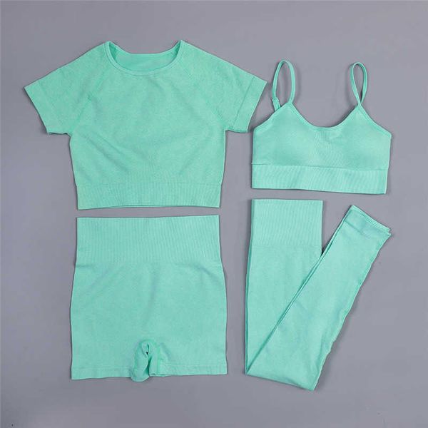 

women's tracksuits seamless yoga set gym clothing workout clothes for women tracksuit high waist sport outfit fitness suit, Gray