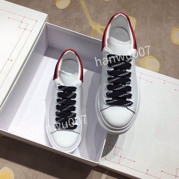 

2023man designer shoes lace sneakers casual women shoes sports breathable flexible soft comfortable real leather, Black