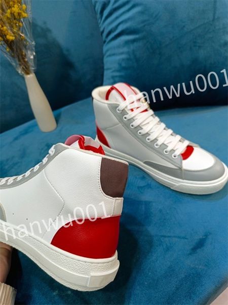 

2023 new fashion designer sneaker shoes men women lace-up leather casual flats outdoor comfortable skateboard sports shoes, Black