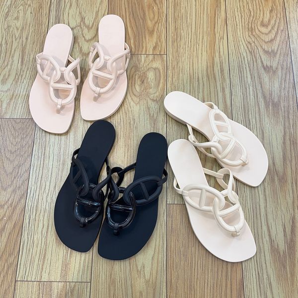

luxury shoe h egerie slipper same style designer slide man woman flat oran sandal egerie genuine leather sandal summer outdoor beach slide 0, Black