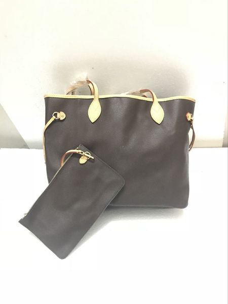 

women handbag brown flower tote bags shopping bag shoulder crossbody purse fashion genuine leather large capacity classic letter clutch purs