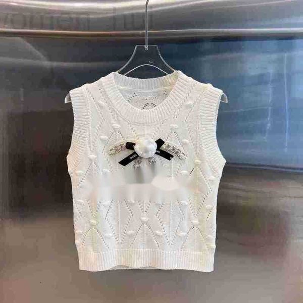 

women's tanks & camis designer c family 23 new heavy industry lace knitted double auxiliary material tank 6j3j, White