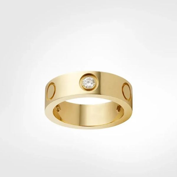 

designer rings vintage screw rings set with diamond jewelry accessories designer couples titanium steel casual fashion street classics, Silver