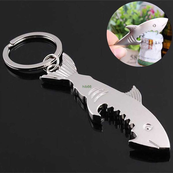 

yswt keychains lanyards shark keychain bottle opener fish beer bottle opener keychain charms for bag keys car keys accessories keyring jewel, Silver