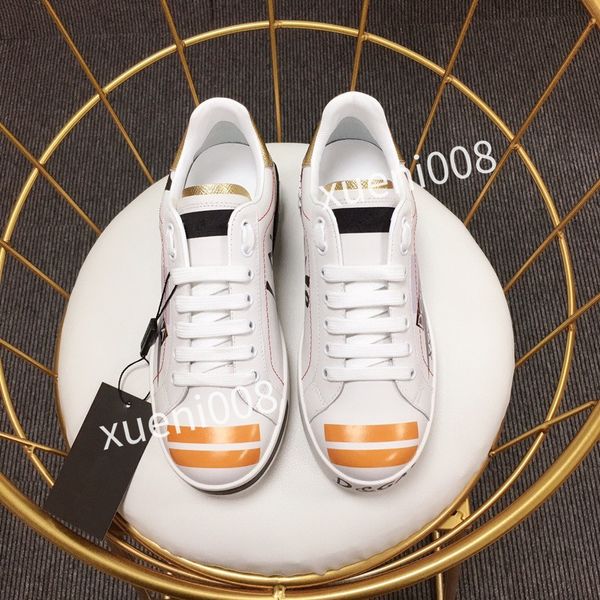 

2023new women men classics brand casual shoes leather lace-up sneaker running trainers letters shoes flat printed sneakers, Red;white