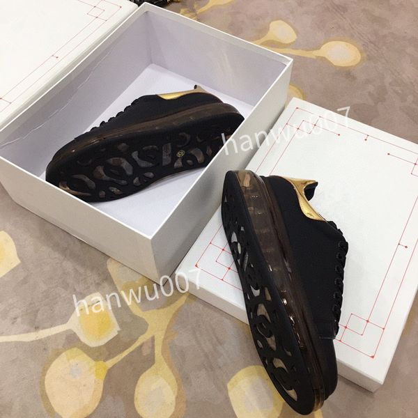 

womans designer shoes lace sneakers casual womens shoes sports breathable flexible soft comfortable real leather woman, Black