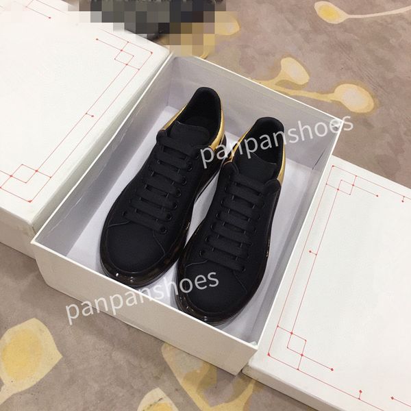 

2023new woman man luxurys designer shoes sneaker platform classic leather sports skateboarding shoes men womens sneakers running walking bla, Black