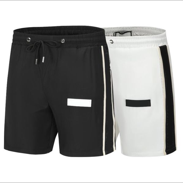

men's and women's shorts summer outdoor casual sports nylon loose capris casual beach shorts ###, White;black
