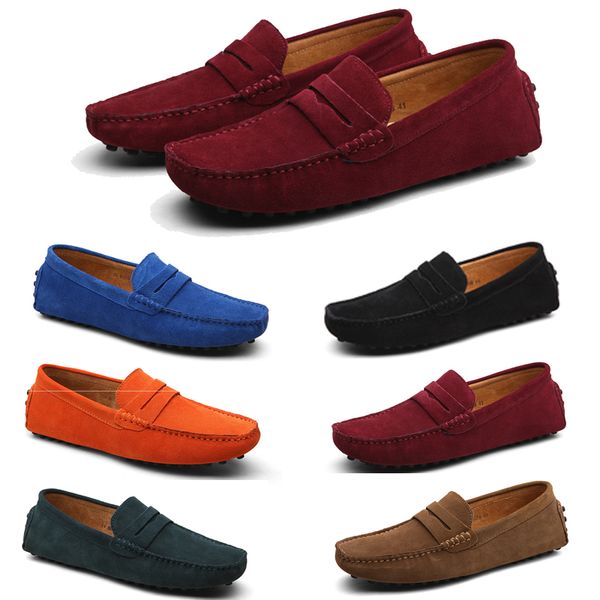 

men's shoes fashionable and classic casual fit pea shoes 022, Black