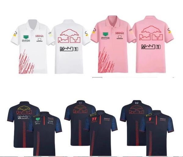 

f1 racing polo shirt summer team short-sleeved t-shirt with custom