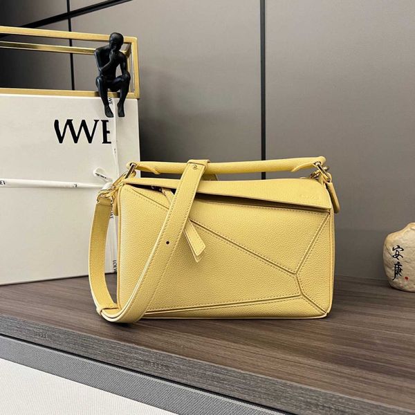 

puzzles designer geometric bag shoulder handbag high-end spliced cowhide handheld mini purse women's mini shoulder crossbody bag qualit