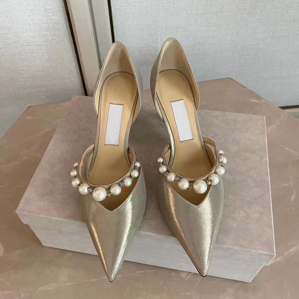 

spring summer shoes high heels crystals pointed toe mesh pumps woman wedding shoes 2023 black white 4 styles dress shoes celebrity matching