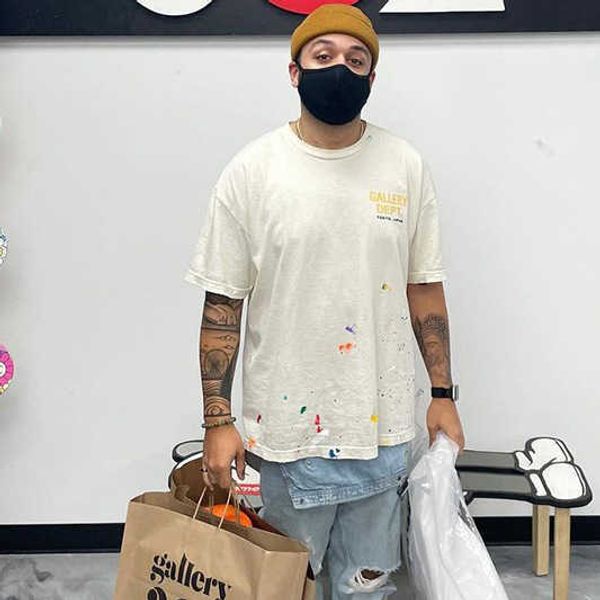 

wholesale designer t shirt for sale currency conqueror g allery d ept tokyo limited short sleeve handdrawn graffiti damaged old round neck t, White;black
