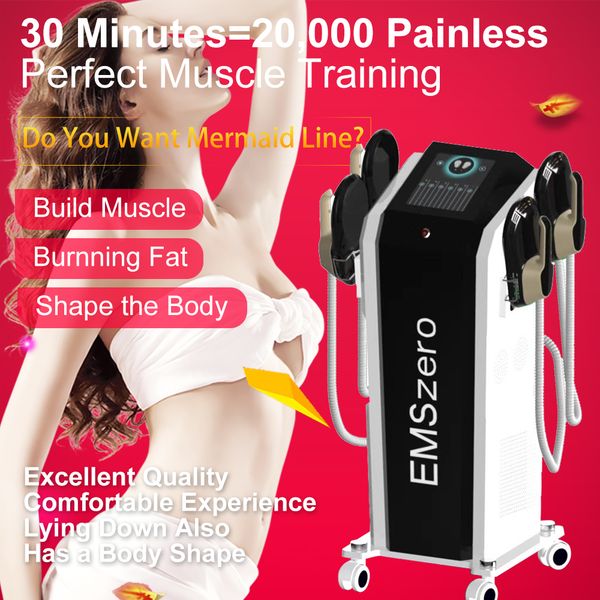 

neo dls-emslim 6500w power r f nova hi-emt emszero machine with 4 pcs rf handles with pelvic stimulation pads optional