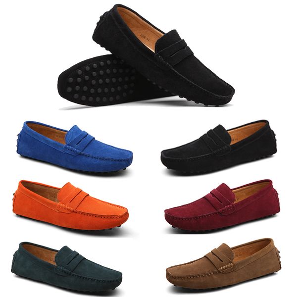 

men's shoes fashionable and classic casual fit pea shoes 025, Black