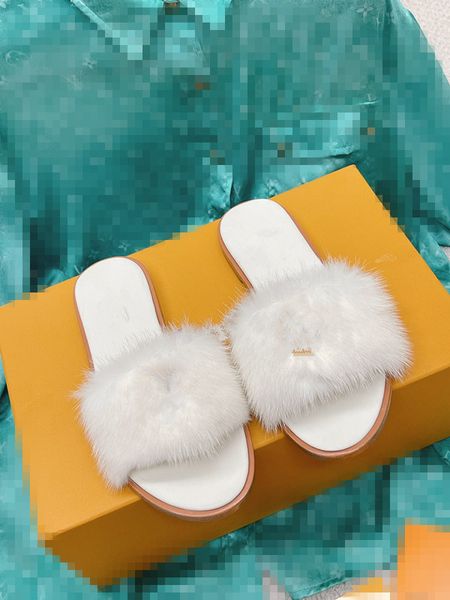 

2023 sandal women sandals slide h slipper women flat mule waterfront brown leather sandal womens high heels shoes with box and dust 0607, Black