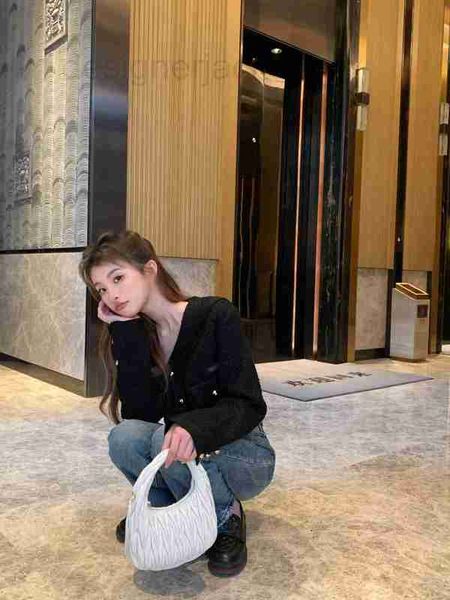 

women's jackets designer high end early spring new navy style gold button polo collar long sleeve coarse woolen coat m6uz, Black;brown