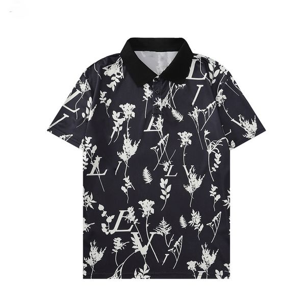 

designer polo shirts men luxury polos casual mens t shirt snake bee letter print embroidery fashion high street man tee rn15, White;black