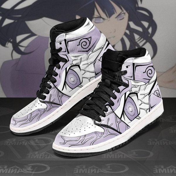 

fashion men women casual shoes hinata byakugan eyes anime sneakers italy luxurious high manga leather designer custom animes running sports, Black