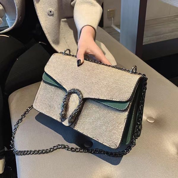 

classic designer bag tote bag women shoulder bag luxury chain fashion canvas leather vintage brown leather crossbody handbag