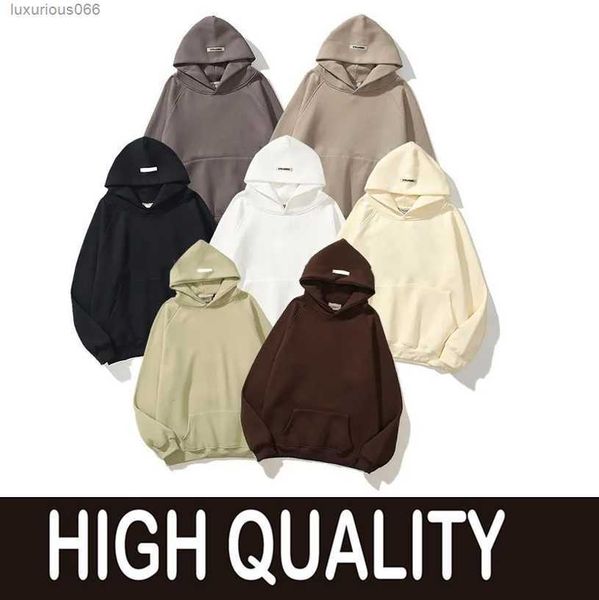 

ess designer warm hoodies hoody men pullover sweatshirts reflective letter printing fleece oversized hoodie fashion hip hop size s-xl, Black