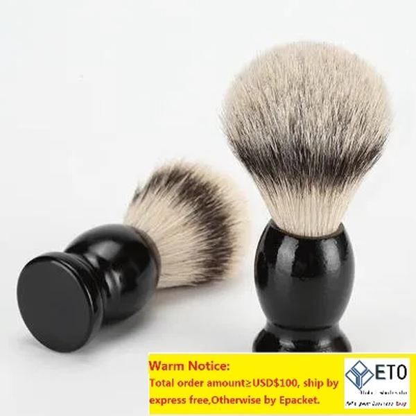 

superb barber salon shaving brush black handle blaireau face beard cleaning men shaving razor brush cleaning appliance tools