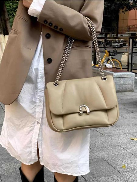 

songmont bags amazing song steamed rolls bag spring/summer 2023 new fashion chain handbag leather one shoulder messenger bag